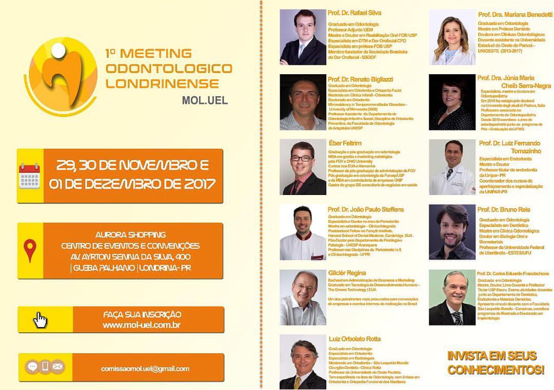 Congresso: 1° Meeting Odontológico Londrinense - Londrina PR